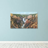 Toile Yellowstone, WYfrom Artist's Point (Insitu (Plancher de Bois))