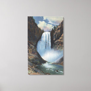 Toile Yellowstone, WYLower tombe de dessous la vue