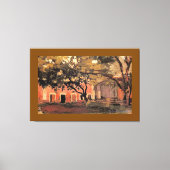 Toile Yerres, the Aviary in Ornamental Farm, (Recto)