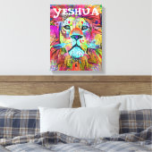 TOILE YESHUA LION DE JUDAH CHRISTIAN ART CANVAS (Insitu(Chambre))