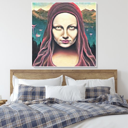Toile Yeux de mona lisa (Insitu(Chambre))