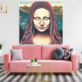 Toile Yeux de mona lisa (Insitu(Salon))