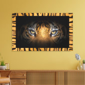 Toile Yeux D'Un Mur De Tigre (Insitu(Salon))