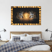 Toile Yeux D'Un Mur De Tigre (Insitu(Chambre))
