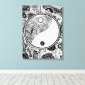 Toile Yin Yang alternative #1 (Insitu (Plancher de Bois))