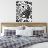 Toile Yin Yang Phrame (Insitu(Chambre))