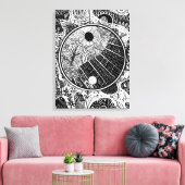 Toile Yin Yang Phrame (Insitu(Salon))