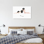 Toile Yoga Poses Thunder_Cove (Insitu(Chambre))