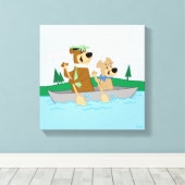 Toile Yogi Bear et Boo Boo Fun Canoe Adventure (Insitu (Plancher de Bois))