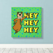 Toile Yogi Bear Hey Hey Hey (Insitu (Plancher de Bois))