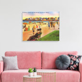Toile York Beach Vue de Concordville Beach & (Insitu(Salon))