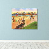 Toile York Beach Vue de Concordville Beach & (Insitu (Plancher de Bois))