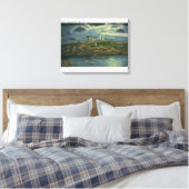 Toile York Beach Vue du phare de Nubble à (Insitu(Chambre))