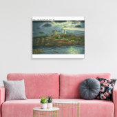 Toile York Beach Vue du phare de Nubble à (Insitu(Salon))