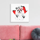 Toile Yorkie Fashion Shoot (Insitu(Salon))