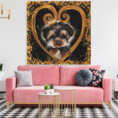 Toile Yorkie Poo (Insitu(Salon))
