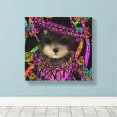 Toile Yorkie Poo (Insitu (Plancher de Bois))