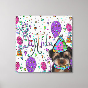 Toile Yorkie Poo