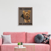 Toile Yorkshire Terrier (Insitu(Salon))