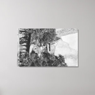 Toile Yosemite, CA - la loge d'Ahwahnee et EL Capitan