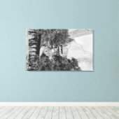 Toile Yosemite, CA - The Ahwahnee Lodge and El Capitan (Insitu (Plancher de Bois))