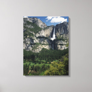Toile Yosemite Falls et vallée