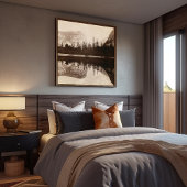 Toile Yosemite - Lac Mirror - Parc national