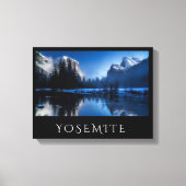 Toile Yosemite pittoresque en hiver (Recto)