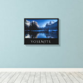 Toile Yosemite pittoresque en hiver (Insitu (Plancher de Bois))
