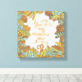 Toile You Are My Number (Insitu (Plancher de Bois))