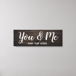Toile "You & Me" avec personnalisation