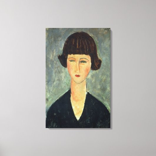 Toile Young Brunette, 1917 (Recto)