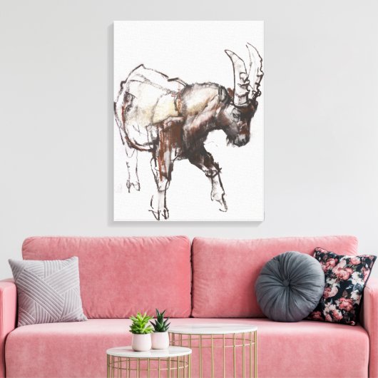 Toile Young Ibex Gran Paradiso 2005 (Insitu(Salon))