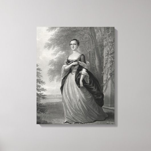 Toile Young Martha Washington 1863 (Recto)