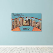 Toile Youngstown, Ohio - Scènes de grandes lettres 2 (Insitu (Plancher de Bois))