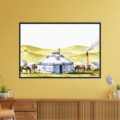 Toile Yourte mongole (Insitu(Salon))