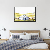 Toile Yourte mongole (Insitu(Chambre))