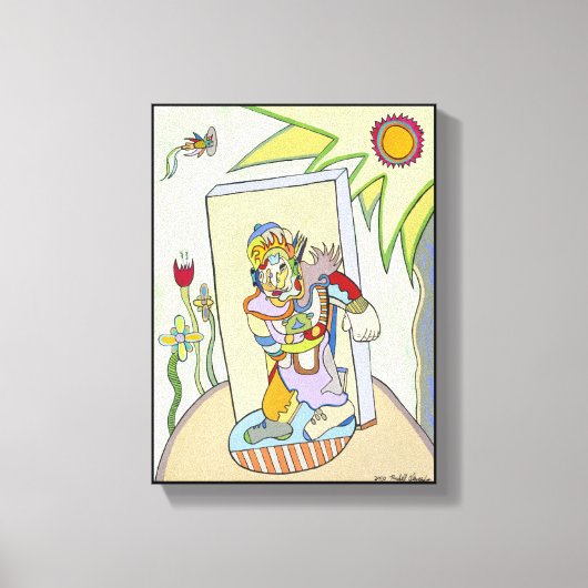 Toile "Youthman" par Ruchell Alexander (Recto)