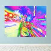 Toile Yuji à Père Noël Monica (Insitu (Plancher de Bois))