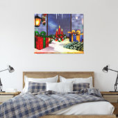 Toile Yule Temps Réflexions Art de Vacances (Insitu(Chambre))
