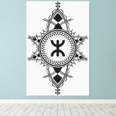 Toile Z imazighen (Insitu (Plancher de Bois))