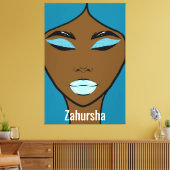 Toile Zahursha Canvas Print (Insitu(Salon))