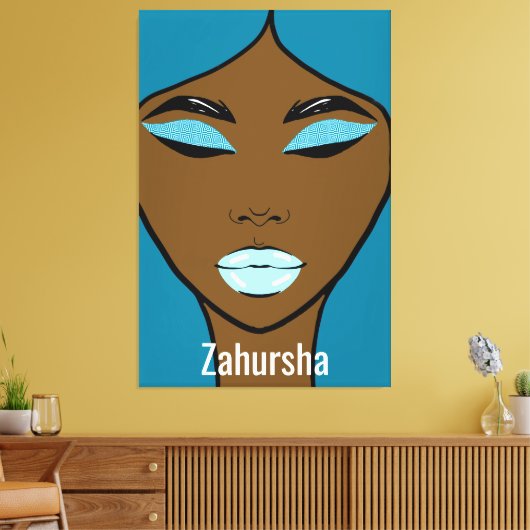 Toile Zahursha Canvas Print (Insitu(Salon))