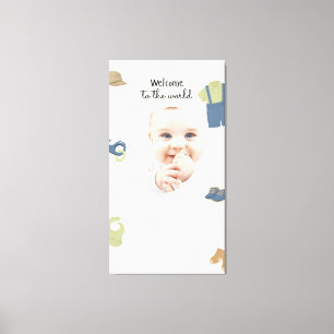 Toile Zazzle bienvenue dans le monde