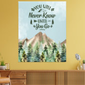 Toile Zazzle ne sait jamais (Insitu(Salon))