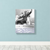 Toile Zebra 25e anniversaire de la photo Canvas Argent (Insitu (Plancher de Bois))
