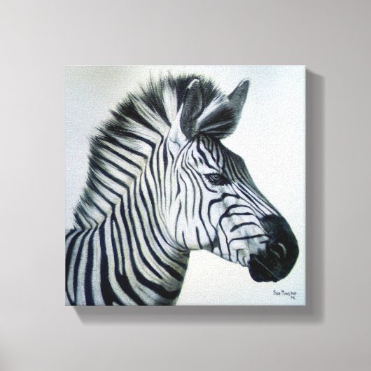 Toile Zebra Black and White Portrait Small (Recto)