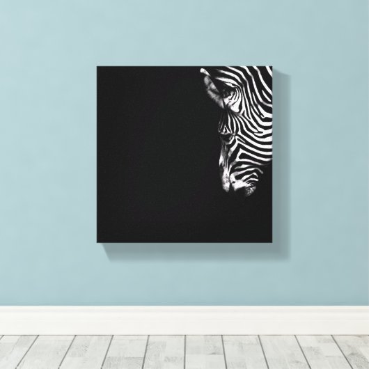 Toile Zebra Canvas Art (Insitu (Plancher de Bois))