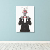 Toile Zebra Gentleman (Insitu (Plancher de Bois))