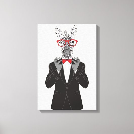 Toile Zebra Gentleman (Recto)